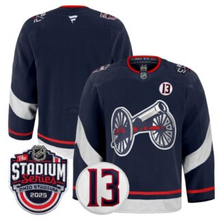 Team Jersey Columbus Blue Jackets 2025 Stadium Series #13 Johnny Patch Navy