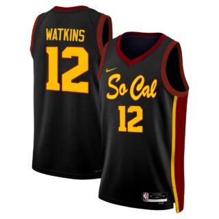 USC Trojans Juju Watkins Jersey Basketball Black All Stitched