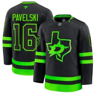 Joe Pavelski Jersey #16 Dallas Stars Premium All Stitched Black