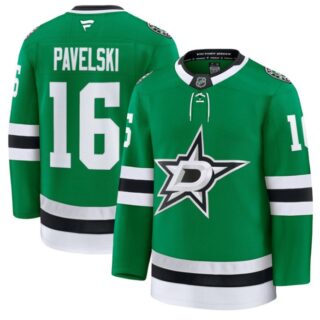Joe Pavelski Jersey #16 Dallas Stars Premium All Stitched Kelly Green