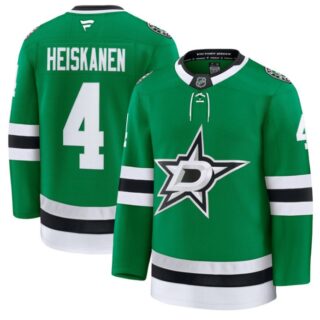 Miro Heiskanen Jersey #4 Dallas Stars Premium All Stitched Kelly Green