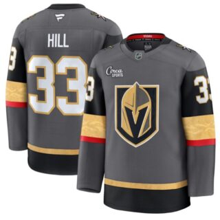 Adin Hill Jersey #33 Vegas Golden Knights Premium Stitched Gray