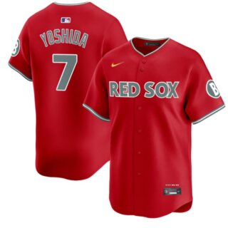 Masataka Yoshida Jersey #7 Boston Red Sox 2025 City Connect Vapor Premier Limited Stitched Red