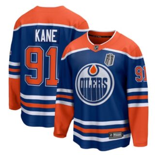 Evander Kane 91 Edmonton Oilers 2025 Stanley Cup Final Home Breakaway Men Jersey Royal