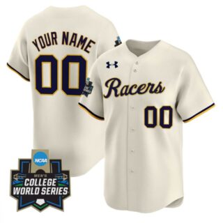Custom Murray State Racers Jersey Name, Number 2025 World Series Stitched Cream