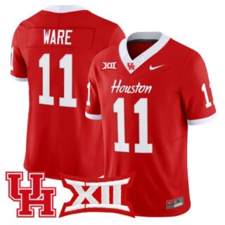 Andre Ware Jersey #11 Houston Cougars 2025 Vapor Limited Stitched Red