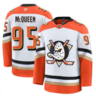 McQueen Jersey #95 Anaheim Ducks 2025 Premium Stitched Away