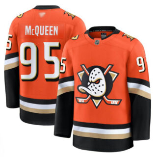 McQueen Jersey #95 Anaheim Ducks 2025 Premium Stitched Home