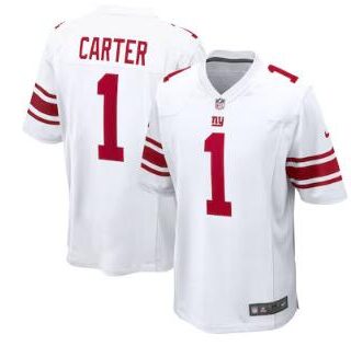 Abdul Carter New York Giants Nike First Round Pick Game Jersey White