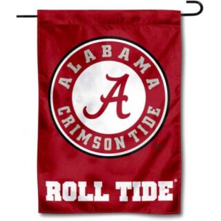 Alabama Crimson Tide Circle Logo Garden Flag