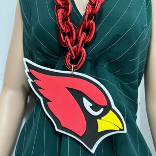 Arizona Cardinals Oversized Superfan Chain Necklace