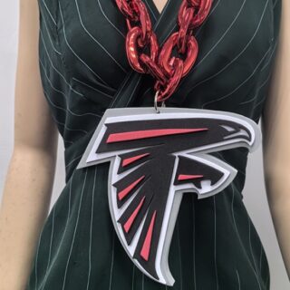Atlanta Falcons Oversized Superfan Chain Necklace