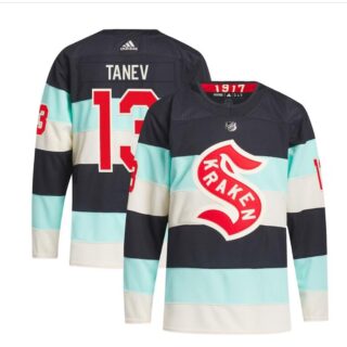 Brandon Tanev Seattle Kraken 2024 NHL Winter Classic Primegreen Authentic Player Jersey Deep Sea Blue