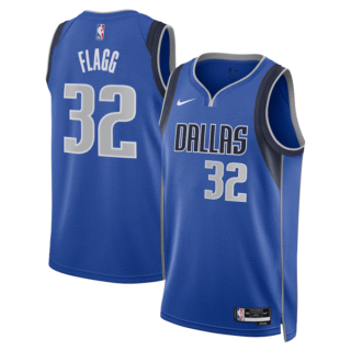 Cooper Flagg Dallas Mavericks Nike Unisex 2025 NBA Draft First Round Pick Icon Edition Swingman Blue Jersey