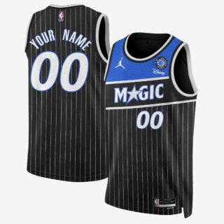 Custom Men's Orlando Magic New Generation of Magic Basketball Black Basketball Jersey All Stitched