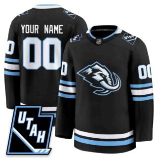 Custom Men's Utah Hockey Mammoth 2025 Limited Jersey All Stitched Black