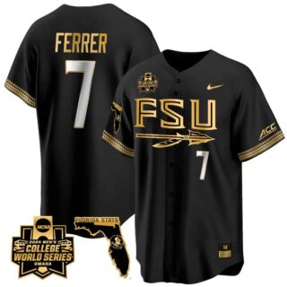 Men's Florida State Seminoles #7 Jaime Ferrer Jersey