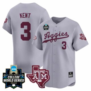 Men's Texas A&M Aggies #3 Kaeden Kent Jersey