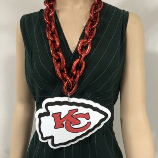 Kansas City Chiefs Oversized Superfan Chain Necklace