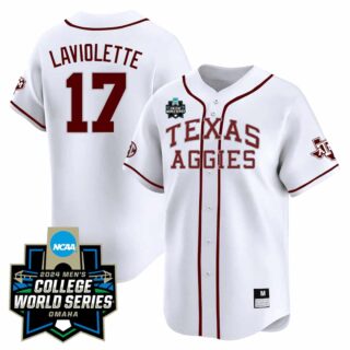 Men's Texas A&M Aggies #17 Laviolette Jersey