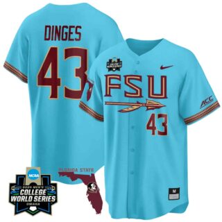 Men's Florida State Seminoles #43 Marco Dinges Jersey