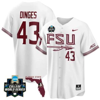 Men's Florida State Seminoles #43 Marco Dinges Jersey