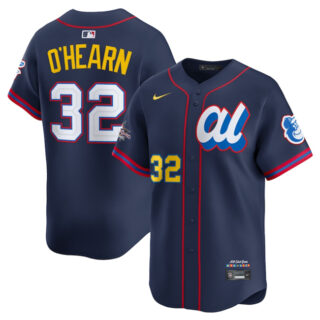 Men's American League #32 Ryan O'Hearn Navy 2025 All-Star Edition Limited Stitched Baseball Jersey
