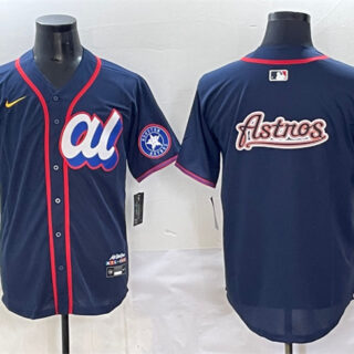 Men's American League Houston Astros Team Big Logo Navy 2025 All-Star Edition Limited Stitched Baseball Jerseys
