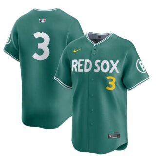 Men's Boston Red Sox #3 Ceddanne Rafaela Green 2025 City Connect Limited Stitched Baseball Jersey