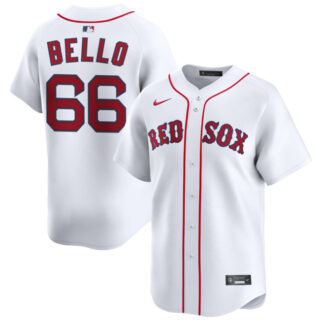 Men's Boston Red Sox #66 Brayan Bello White 2024 Home Limited Stitched Baseball Jersey