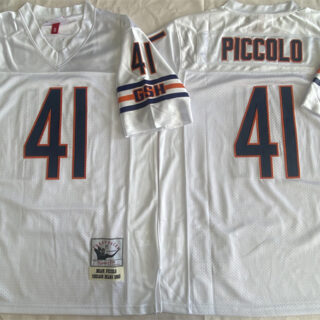 Men's Chicago Bears #41 Brian Piccolo White Limited Stitched Football Jersey
