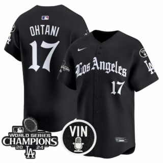 Men's Dodgers 2025 LA Gothic Style Vapor Premier Limited Jersey All Stitched Shohei Ohtani