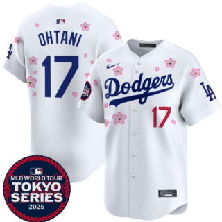 Men's Dodgers Tokyo Series 2025 Vapor Premier Limited Jersey Stitched #17 Shohei Ohtani