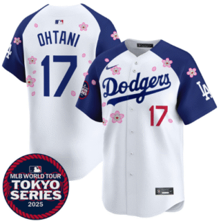 Men's Dodgers Tokyo Series 2025 Vapor Premier Limited Jersey Stitched Alternate Shohei Ohtani #17