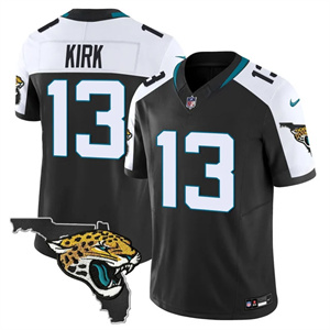 Men's Jacksonville Jaguars Florida Patch Vapor Jersey All Stitched Christian Kirk 13