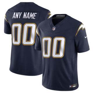Men's Los Angeles Chargers Active Player Custom Navy 2025 F.U.S.E. Alternate Vapor Limited Stitched Football Jersey