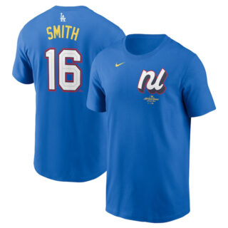 Men's National League #16 Will Smith Royal 2025 All-Star Edition Name & Number T-Shirt