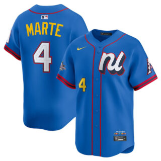 Men's National League #4 Ketel Marte Blue 2025 All-Star Edition Limited Player Jersey Stitched Baseball Jersey