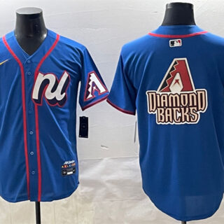 Men's National League Arizona Diamondbacks Team Big Logo Blue 2025 All-Star Edition Limited Stitched Baseball Jerseys