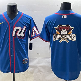 Men's National League Arizona Diamondbacks Team Big Logo Blue 2025 All-Star Edition Limited Stitched Baseball Jerseys