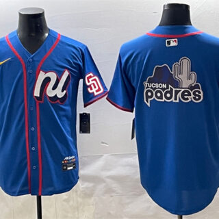 Men's National League San Diego Padres Team Big Logo Blue 2025 All-Star Edition Limited Stitched Baseball Jersey