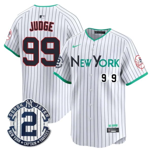 Men's New York Yankees City Connect Vapor Premier Limited Jersey All Stitched Aaron Judge #99