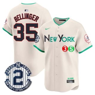 Men's New York Yankees City Connect Vapor Premier Limited Jersey All Stitched Cody Bellinger #35