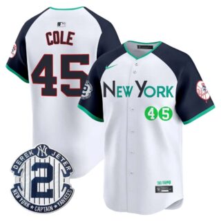 Men's New York Yankees City Connect Vapor Premier Limited Jersey All Stitched Gerrit Cole #45