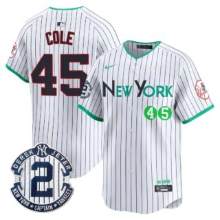 Men's New York Yankees City Connect Vapor Premier Limited Jersey All Stitched Gerrit Cole #45