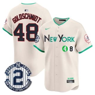 Men's New York Yankees City Connect Vapor Premier Limited Jersey All Stitched Paul Goldschmidt #48