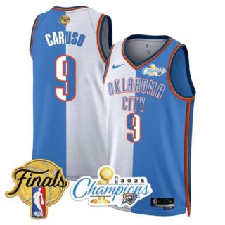 Men's Oklahoma City Thunder #9 Alex Caruso 2024-25 Champions Jersey All Stitched