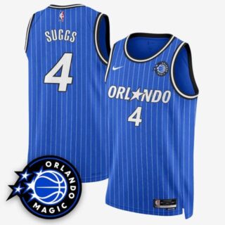 Men's Orlando Magic #4 Jalen Suggs New Generation of Magic Basketball Jersey All Stitched