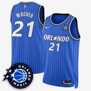 Men's Orlando Magic #21 Moritz Wagner New Generation of Magic Basketball Jersey All Stitched