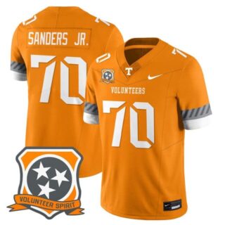 Tennessee Volunteers 2025 Spirit Jersey All Stitched David Sanders Jr. #70